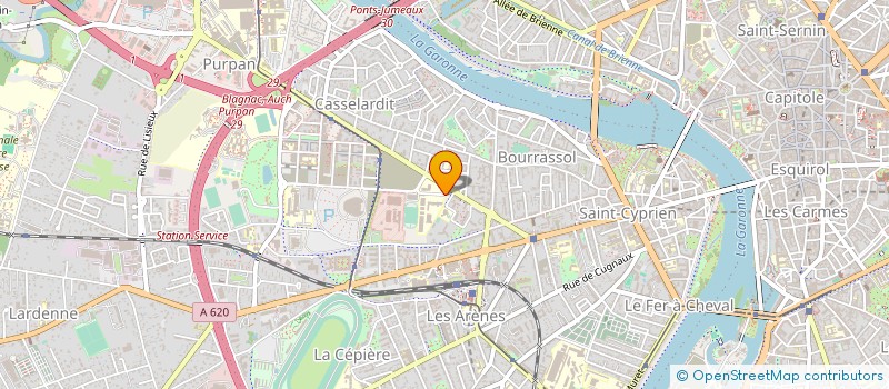 localisation de l'entreprise INSTITUT CATHOLIQUE D'ARTS ET METIERS SITE DE TOULOUSE à TOULOUSE