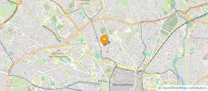 localisation de l'entreprise INSTITUT CATHOLIQUE DE FORMATION PAR ALTERNANCE  MONTPELLIER
