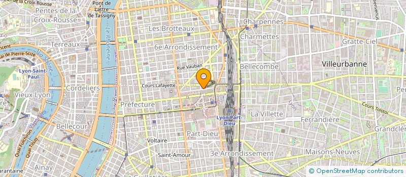 localisation de l'entreprise INSTITUT CELINE à LYON