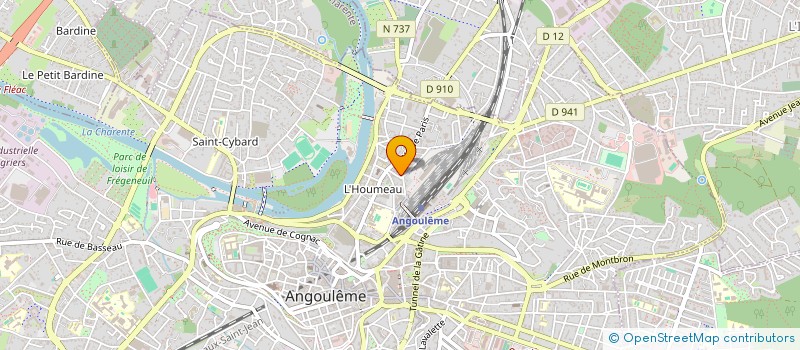 localisation de l'entreprise INSTITUT CHARENTES POITOU à ANGOULEME