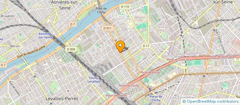 localisation de l'entreprise INSTITUT CHATEAUBRIAND à CLICHY