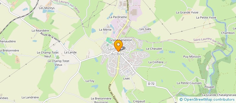 localisation de l'entreprise INSTITUT CHLOEVASION à SAINT-MALO-DU-BOIS
