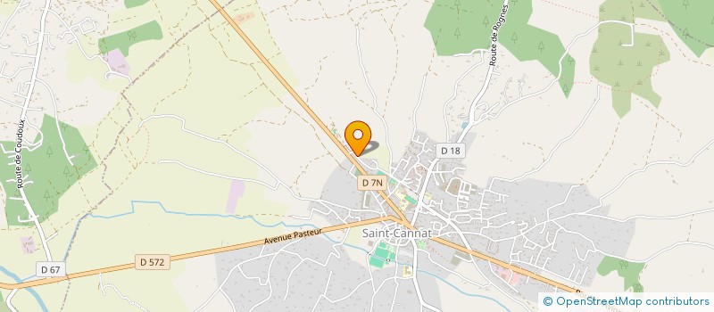 localisation de l'entreprise INSTITUT COHERENCES  SAINT-CANNAT