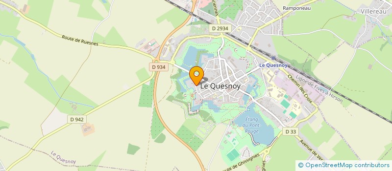 localisation de l'entreprise INSTITUT COMMERCIAL DU LOGEMENT à LE QUESNOY
