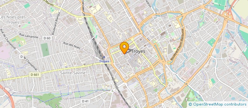 localisation de l'entreprise INSTITUT CONNAISSANCE RELIGIONS DU LIVRE  TROYES