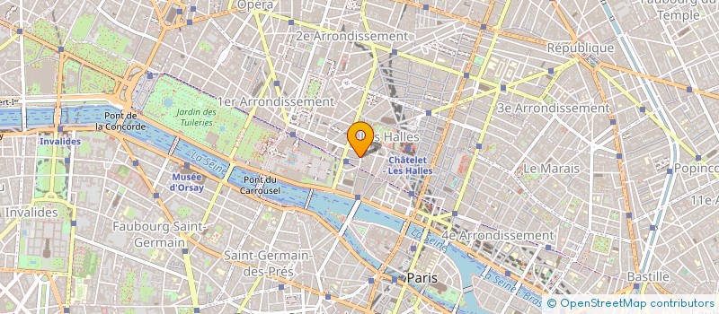 localisation de l'entreprise INSTITUT COOPERAT SOLIDAR INTERNAT à PARIS
