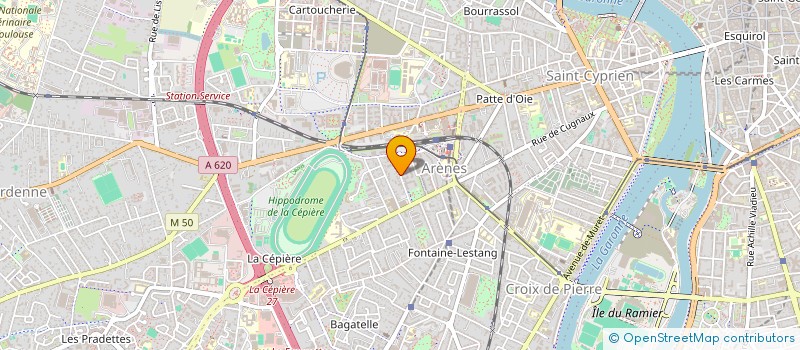 localisation de l'entreprise INSTITUT COOPERATIF DE L'ECOLE MODERNE - PEDAGOGIE FREINET DE LA HAUTE-GARONNE à TOULOUSE