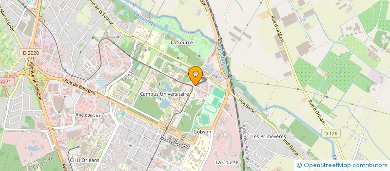 localisation de l'entreprise INSTITUT COREEN GEOLOGIE EXPLOIT MINIERE  ORLEANS