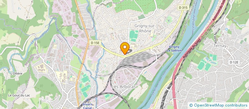 localisation de l'entreprise INSTITUT CRISTAL  GRIGNY