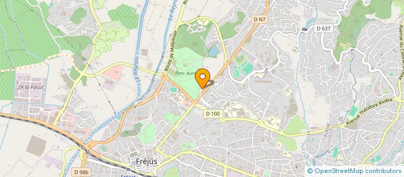 localisation de l'entreprise INSTITUT CULTUREL ESTERELIEN (ICE)  FREJUS