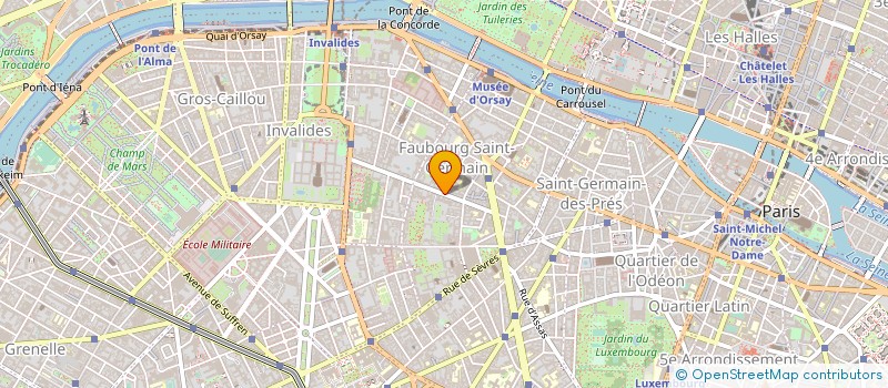 localisation de l'entreprise INSTITUT CULTUREL ITALIEN à PARIS