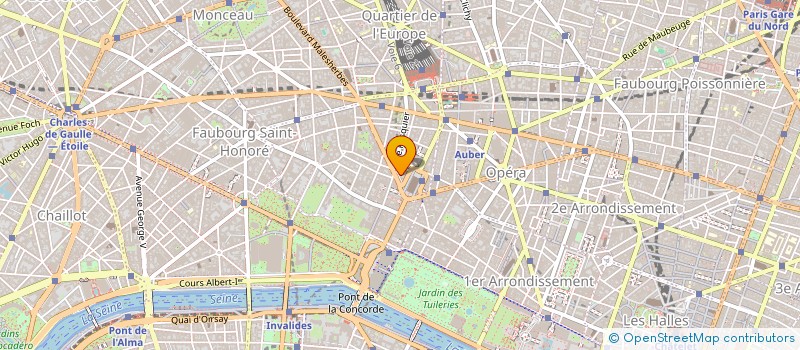 localisation de l'entreprise INSTITUT CYBELE  PARIS