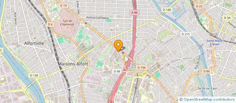 localisation de l'entreprise INSTITUT D'ANALYSE ET DE PROGAMMATION à MAISONS-ALFORT