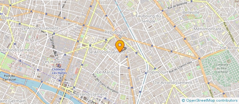 localisation de l'entreprise INSTITUT D'ARCHITECTURE ET DE DESIGN à PARIS