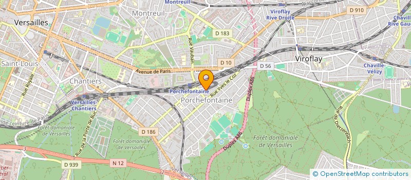 localisation de l'entreprise INSTITUT D ETUDE DES SYSTEMES FAMILIAUX à VERSAILLES