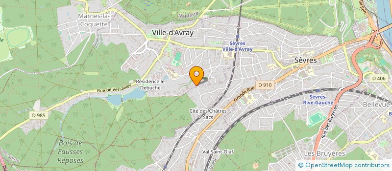 localisation de l'entreprise INSTITUT D ETUDES INTERNATIONALES à VILLE-D'AVRAY
