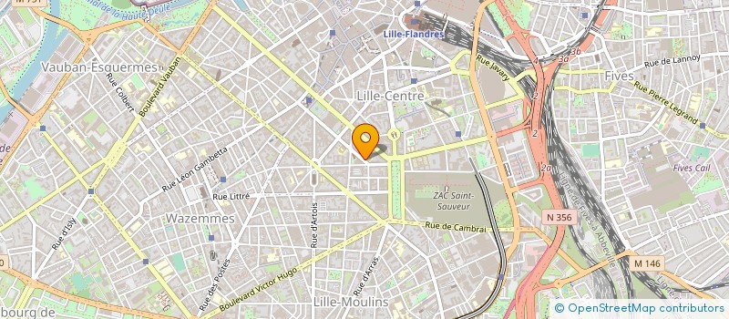 localisation de l'entreprise INSTITUT D'ETUDES POLITIQUES DE LILLE à LILLE