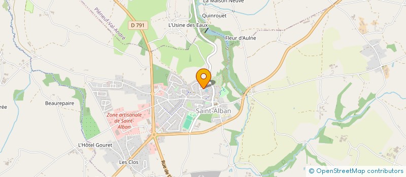 localisation de l'entreprise INSTITUT D'ETUDES PRATIQUES à SAINT-ALBAN