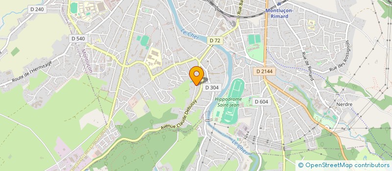 localisation de l'entreprise INSTITUT D ETUDES TAOISTES à MONTLUCON