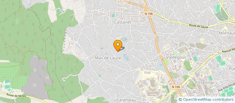 localisation de l'entreprise INSTITUT D'EYUDES ET DE RECHERCHES POUR LA CLINIQUE DE LA PLAGE  NIMES