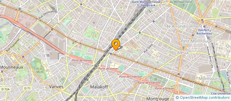 localisation de l'entreprise INSTITUT D HYPNOSE CLINIQUE  PARIS