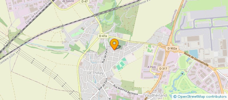 localisation de l'entreprise INSTITUT D'INGENIERIE  ET DE FORMATION POUR L'ENSEIGNEMENT  THILLAY (LE)