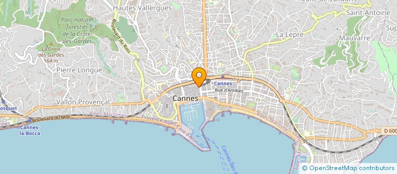 localisation de l'entreprise INSTITUT DE BEAUTE ALINE à CANNES
