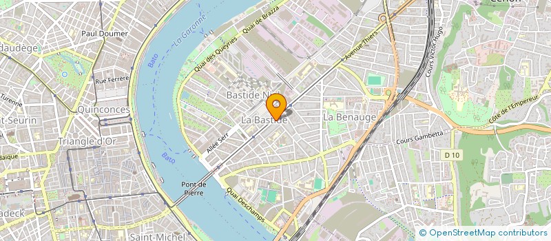 localisation de l'entreprise INSTITUT DE BEAUTE & CENTRE MINCEUR SETANE à BORDEAUX