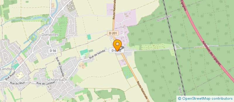localisation de l'entreprise INSTITUT DE BEAUTE JG à SCHLIERBACH