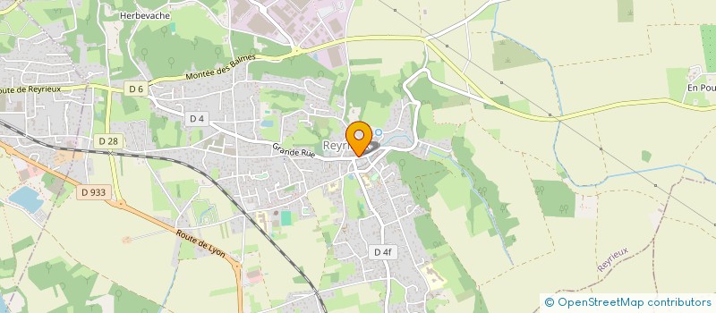 localisation de l'entreprise INSTITUT DE BEAUTE KALLISTE à REYRIEUX