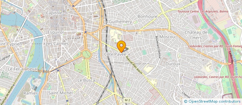 localisation de l'entreprise INSTITUT DE BEAUTE LYLIANE à TOULOUSE