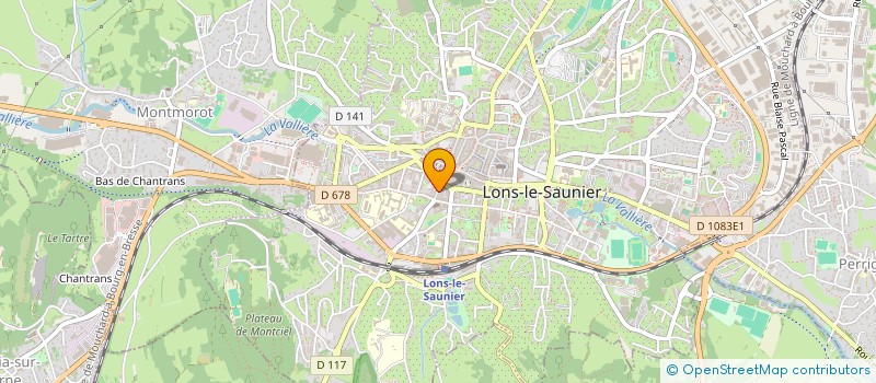 localisation de l'entreprise INSTITUT DE BEAUTE MARIA GALLAND à LONS-LE-SAUNIER
