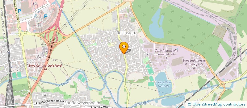 localisation de l'entreprise INSTITUT DE BEAUTE SOFIA  ZITTERSHEIM