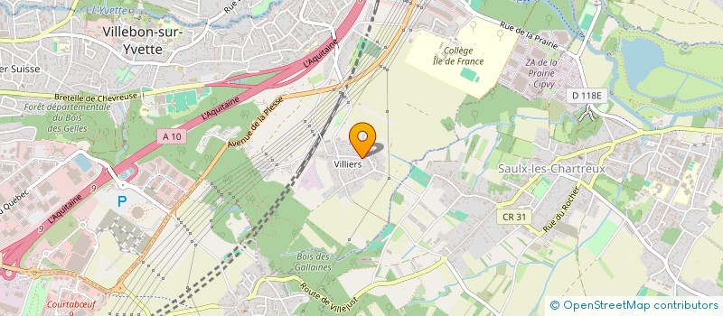 localisation de l'entreprise INSTITUT DE BUREAUTIQUE ET DE GESTION DES SOCIETES à VILLEBON-SUR-YVETTE