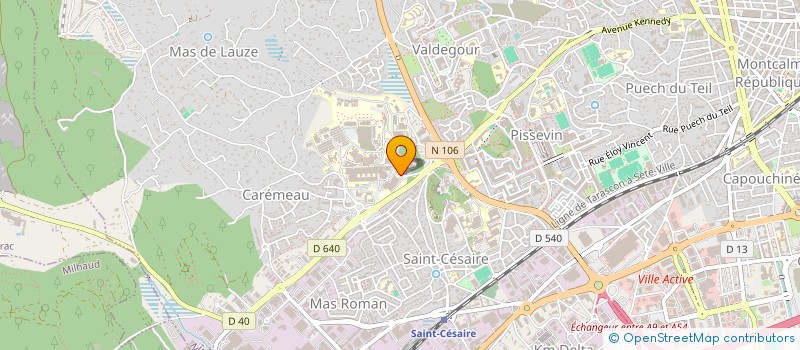 localisation de l'entreprise INSTITUT DE CANCEROLOGIE DU GARD  NIMES