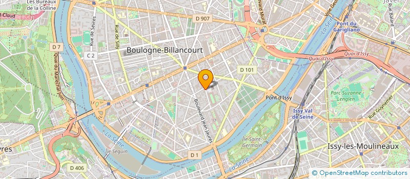 localisation de l'entreprise INSTITUT DE COMMUINOTHERAPIE DE PARIS à BOULOGNE-BILLANCOURT