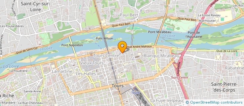 localisation de l'entreprise INSTITUT DE DEVELOPPEMENT DU FRANCAIS LANGUE ETRANGERE à TOURS
