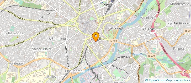 localisation de l'entreprise INSTITUT DE DROIT EQUIN à LIMOGES