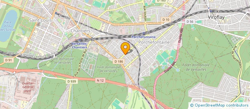 localisation de l'entreprise INSTITUT DE FORMATION A LA FERTILITE à VERSAILLES