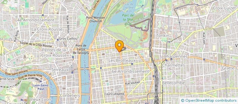 localisation de l'entreprise INSTITUT DE FORMATION AUVERGNE RHONE-ALPES à LYON