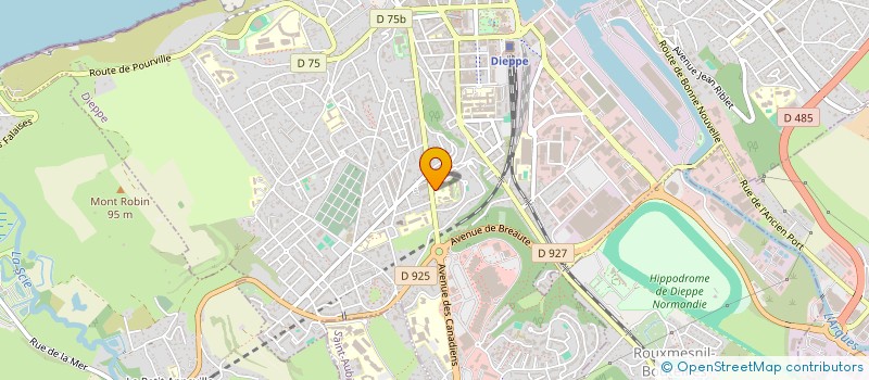 localisation de l'entreprise INSTITUT DE FORMATION AUX CARRIERES ADMINISTRATIVES SANITAIRES ET SOCIALES à DIEPPE