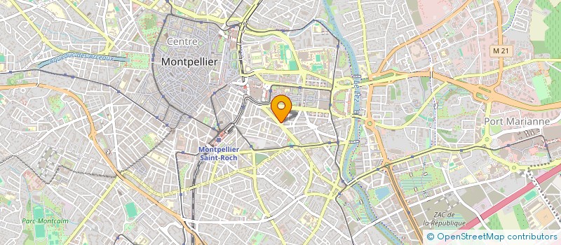 localisation de l'entreprise INSTITUT DE FORMATION AUX METIERS DE LA SECURITE  MONTPELLIER