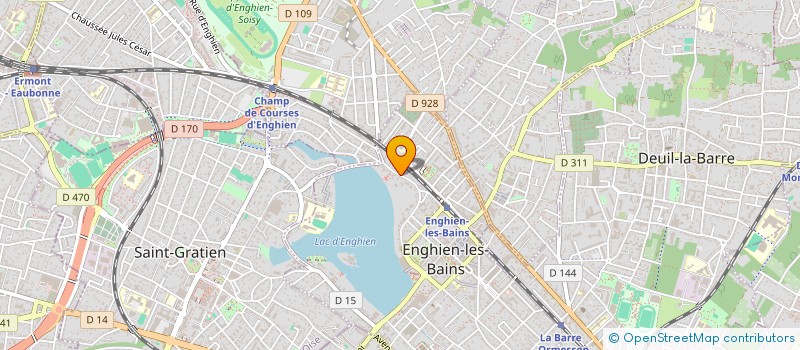 localisation de l'entreprise INSTITUT DE FORMATION CLINIQUE EN DENTISTERIE  ENGHIEN-LES-BAINS