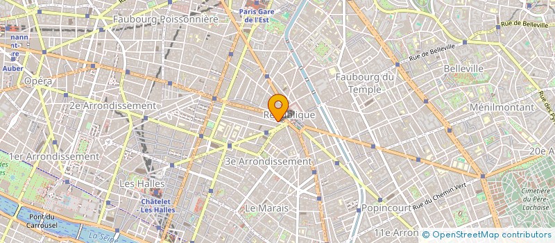 localisation de l'entreprise INSTITUT DE FORMATION CONTINUE à PARIS