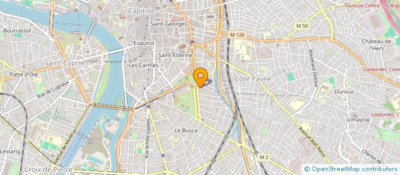 localisation de l'entreprise INSTITUT DE FORMATION CONTINUE DES TRAVAUX PUBLICS OCCITANIE à TOULOUSE