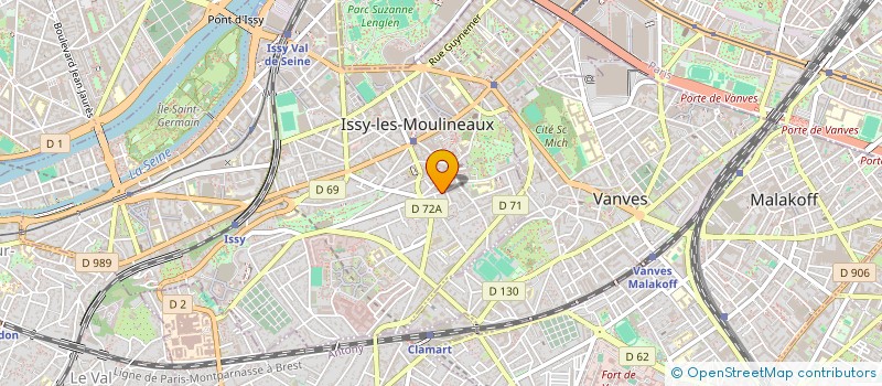 localisation de l'entreprise INSTITUT DE FORMATION CONTINUE FRANCO-ISRAELIEN à ISSY-LES-MOULINEAUX
