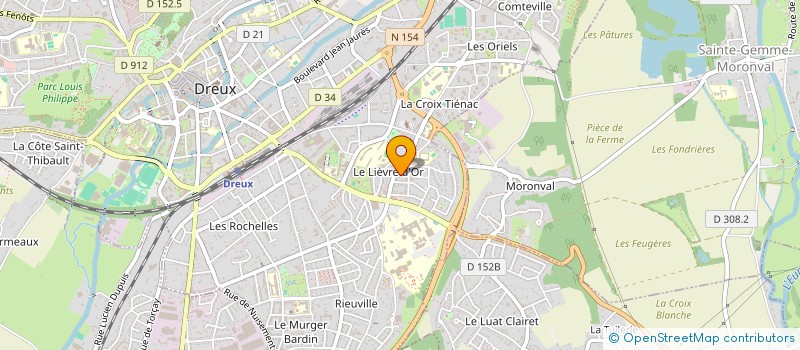 localisation de l'entreprise INSTITUT DE FORMATION, DE (CO)EDUCATION, D'EVENEMENTIEL ET DE CONSEILS à DREUX