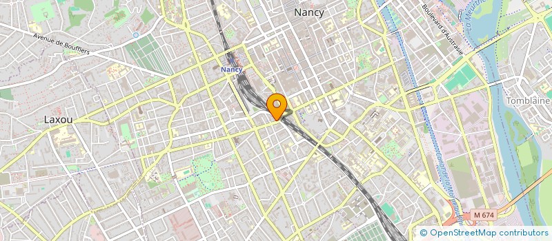 localisation de l'entreprise INSTITUT DE FORMATION DE L'ARTISANAT  NANCY