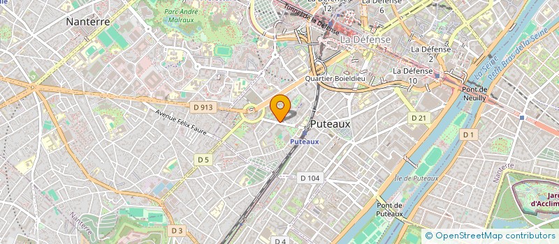 localisation de l'entreprise INSTITUT DE FORMATION DE LA PROFESSION DE L'ASSURANCE à PUTEAUX