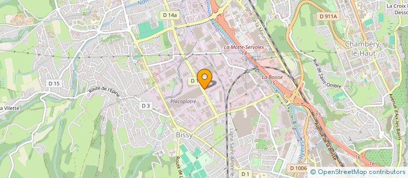 localisation de l'entreprise INSTITUT DE FORMATION DECHETS  CHAMBERY